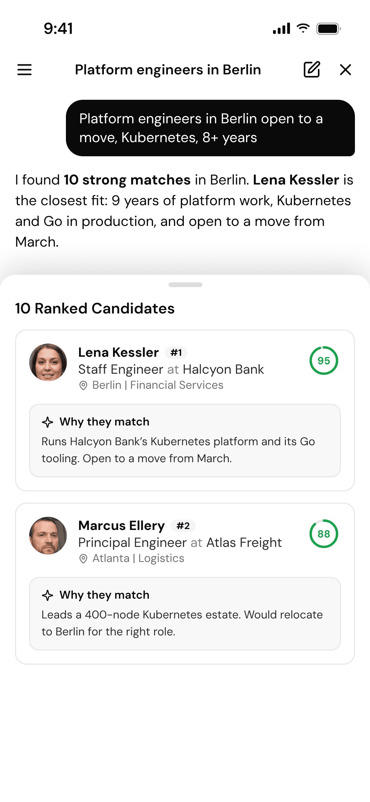 Ask AI in the Connekt mobile app